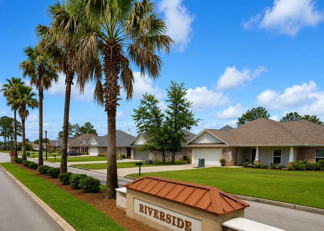 Riverside Arbor Walk neighborhood in Foley
