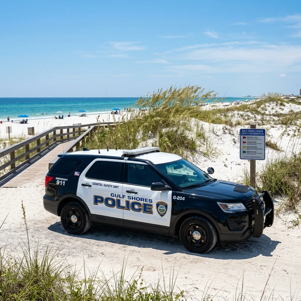 Gulf Shores police, fire, beach safety, and emergency services