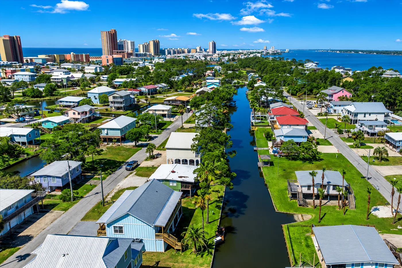 Venetian Isles neighborhood in Gulf Shores